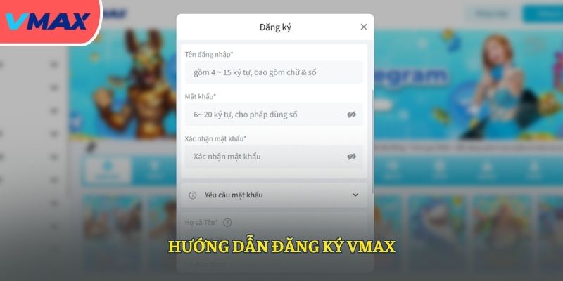 Cách đăng ký VMAX