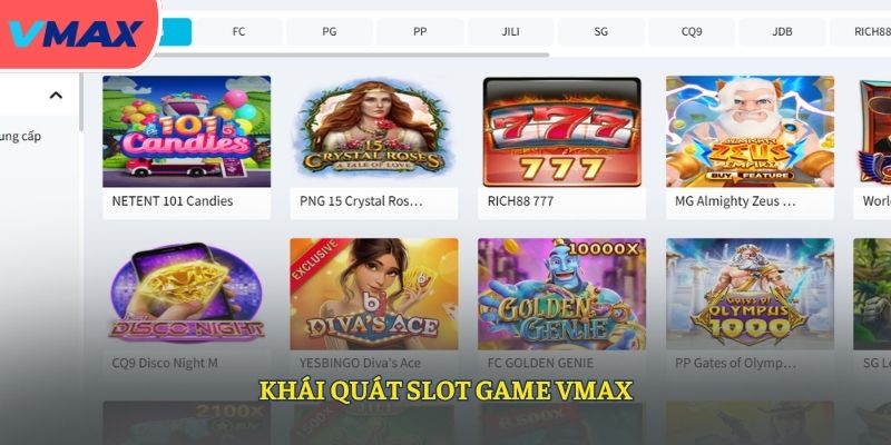 Khái quát Slot game VMAX