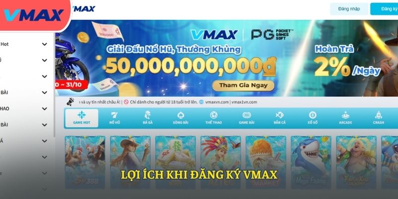 Lợi ích đăng ký VMAX
